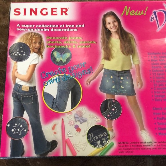 BOGO Singer Denim Party pack - iron & sew-on denim - Picture 4 of 5
